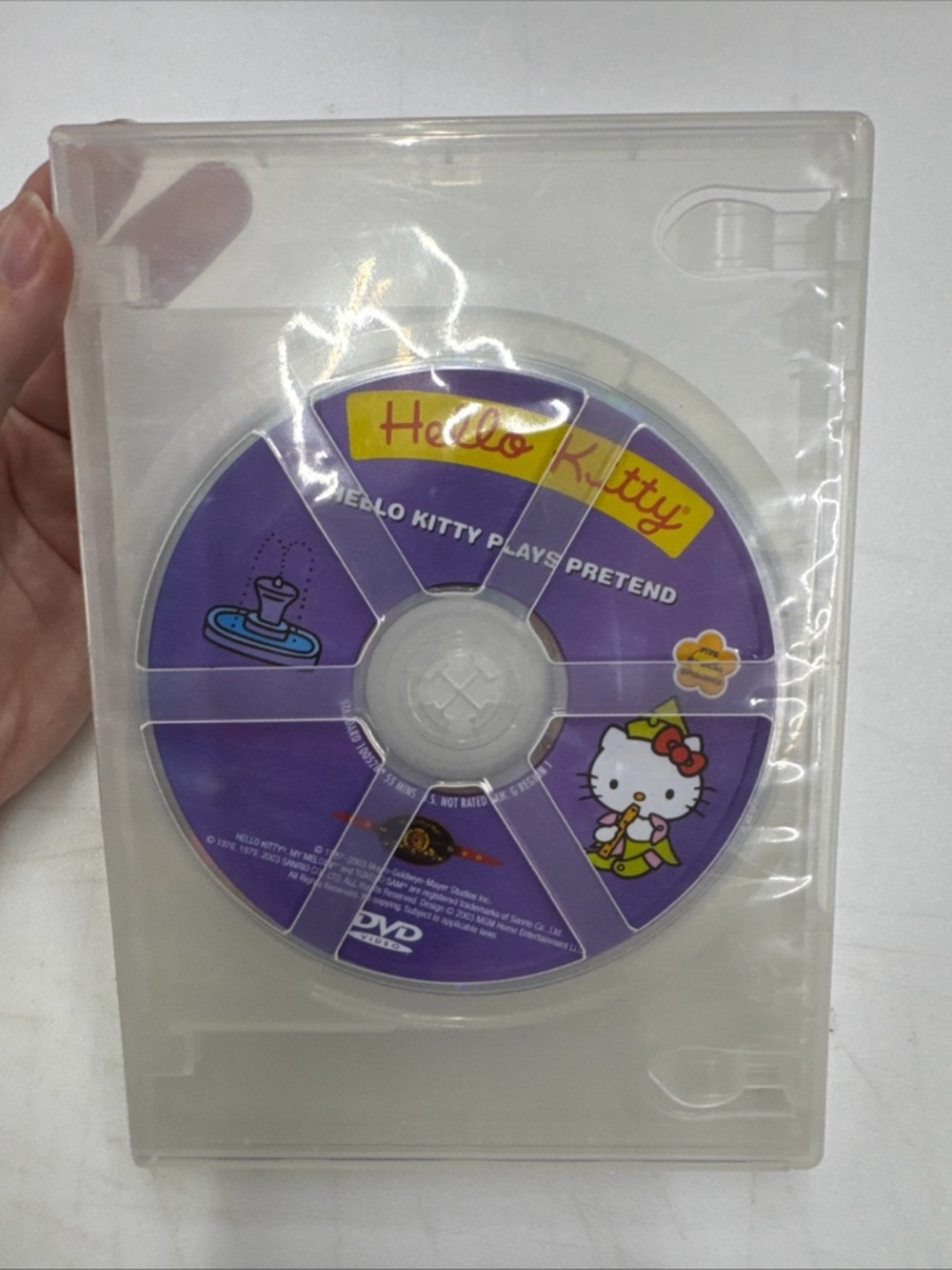 (2 DVDS) Hello Kitty Plays Pretend/Saves The Day Kids Disc Tested Working